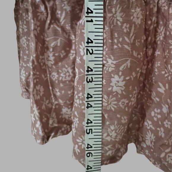 Chrysanthemum Blush Lace & Floral Maxi Dress – Size S - Picture 8 of 10